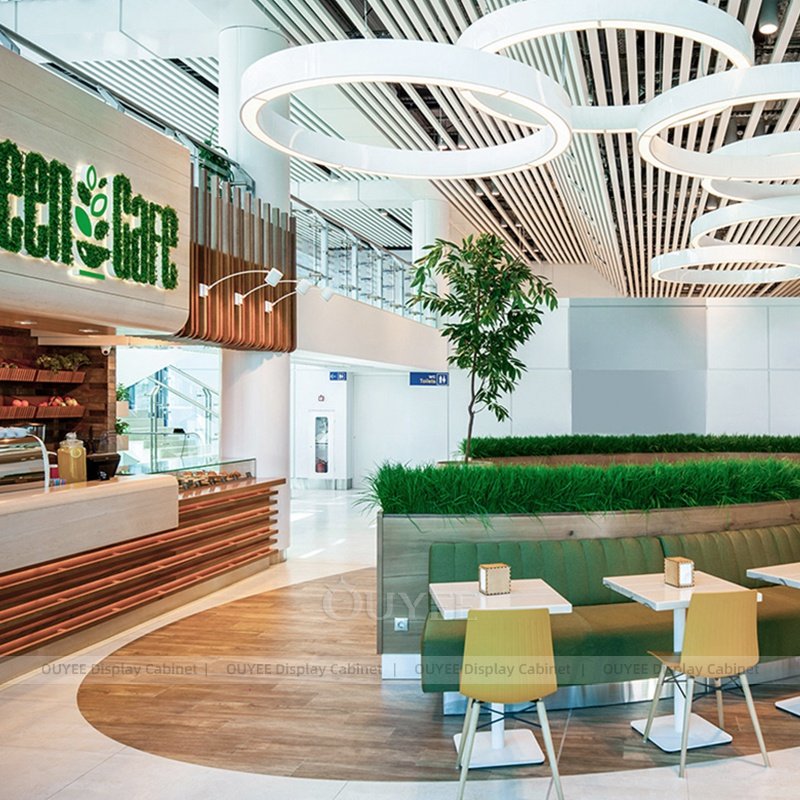 Kaffeehaus-Gebäck-Präsentationstheke (5)