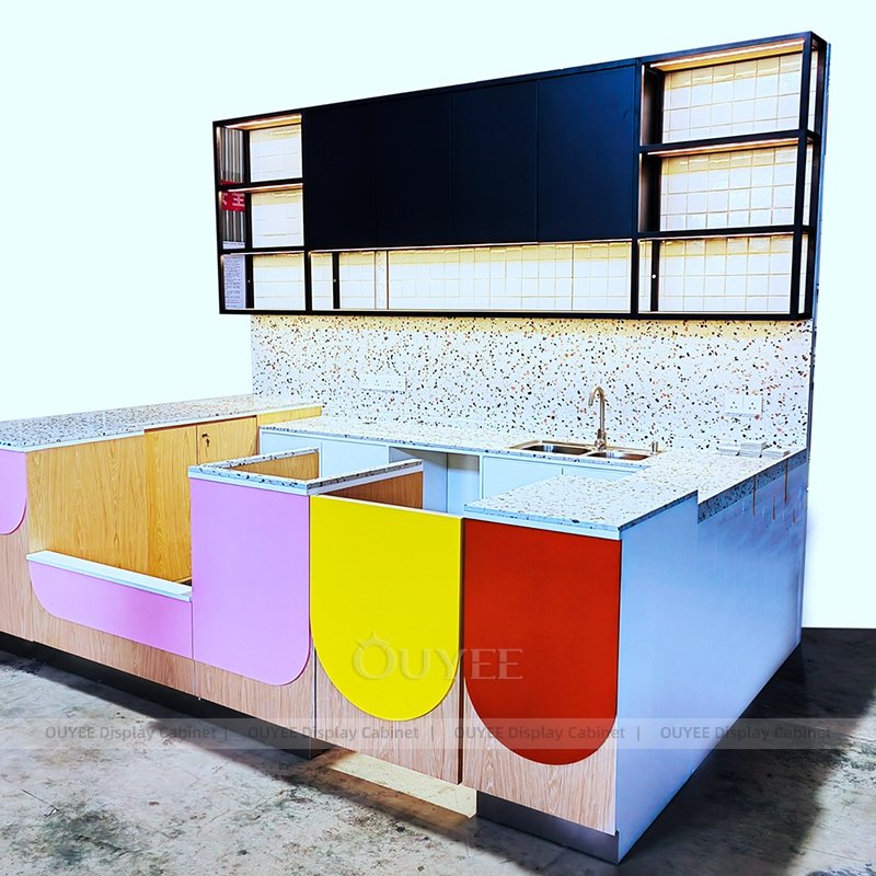 カラフルコーヒーカウンターデザイン (3)