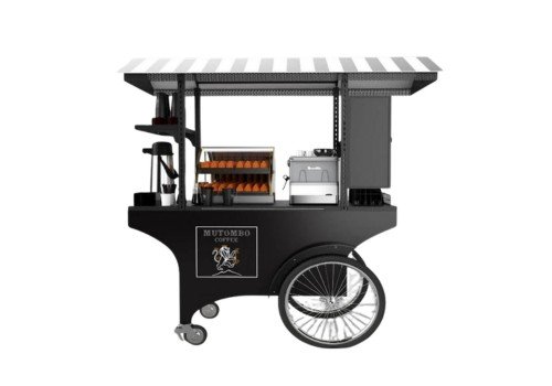 mobile coffee kiosk Cart