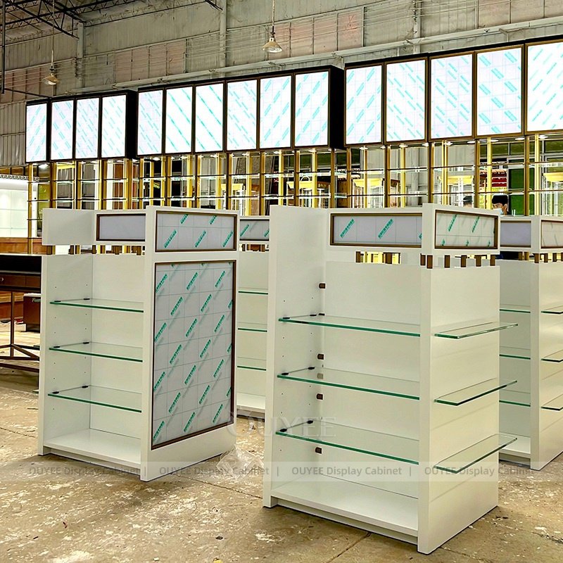 mueble-exhibidor-de-perfumes-blanco-moderno-de-doble-caras (3)