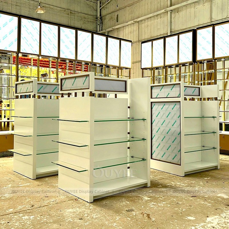 mueble-exhibidor-de-perfumes-blanco-moderno-de-doble-caras (4)