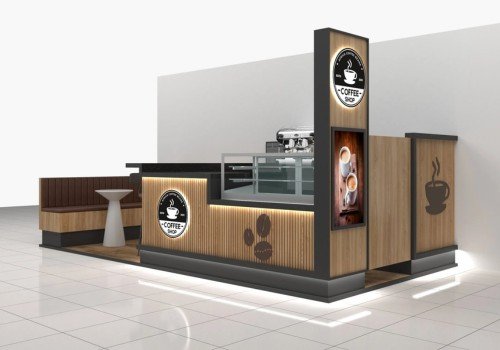 outdoor coffee kiosk