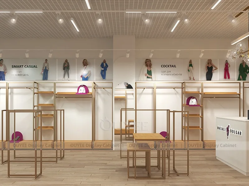 Sistema di binari perimetrali di boutique di moda brillante_10