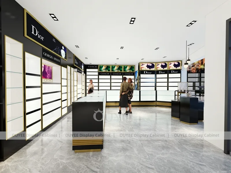 Bright Modern Perfume Retail Layout With Central Tester Table_06