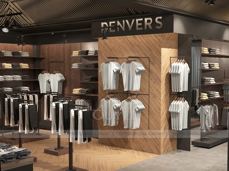Colección de Exhibición de Boutique de Ropa para Hombres de Lujo Oscuro_25