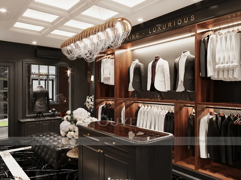 Dark Luxury Menswear Shoe and Suit Showroom_06