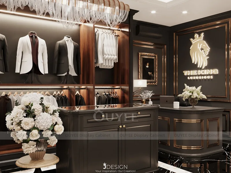 Dark Luxury Menswear Shoe and Suit Showroom_07