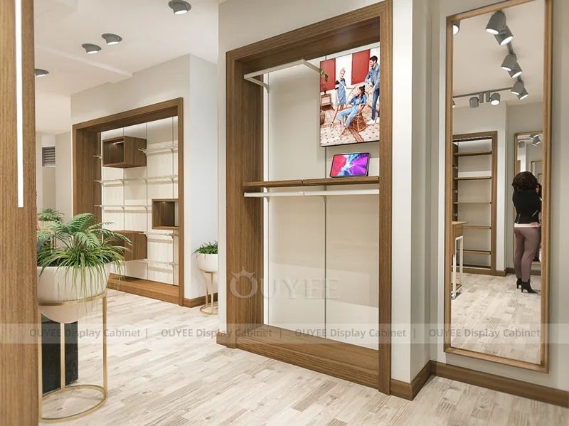 Fachada Elegante y Conjunto de Boutique de Madera Cálida_14