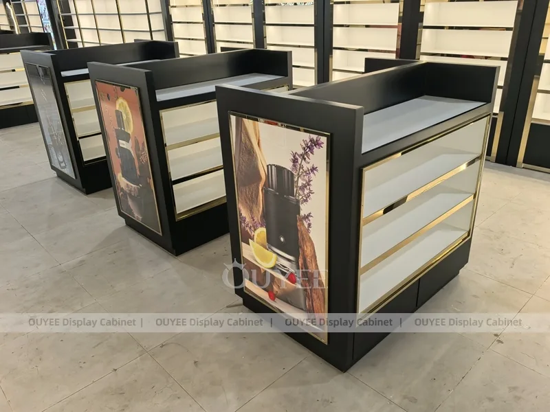 Halo Logo Fragrance Feature Wall With Arch Niches_02