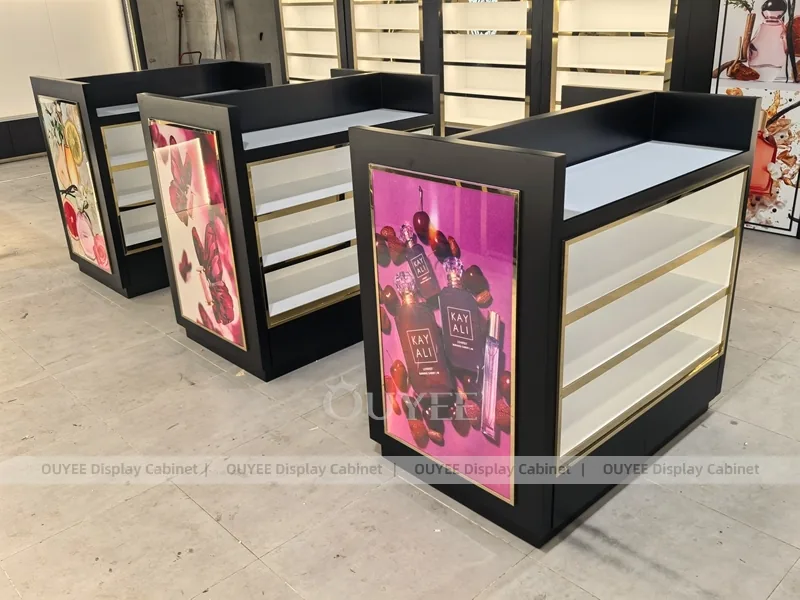 Halo Logo Fragrance Feature Wall With Arch Niches_06