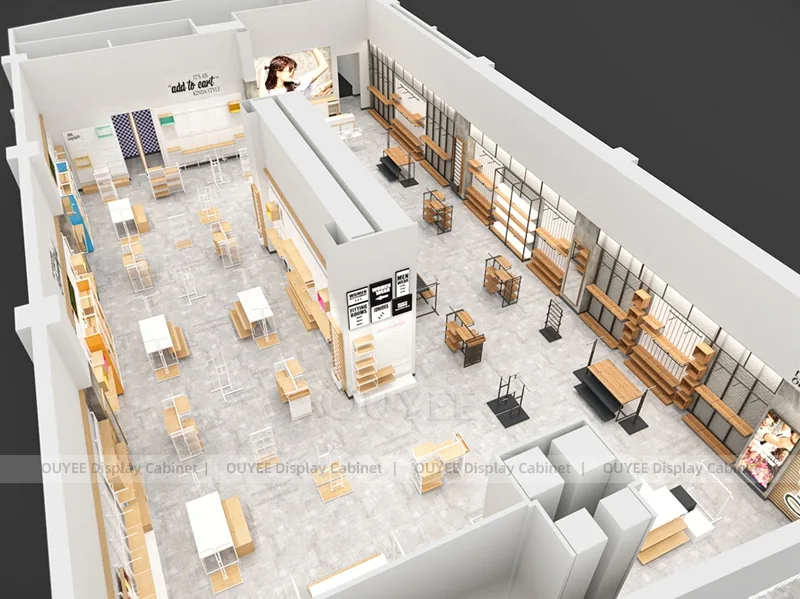 Aménagement de mobilier pour boutique de chaussures juniors_08