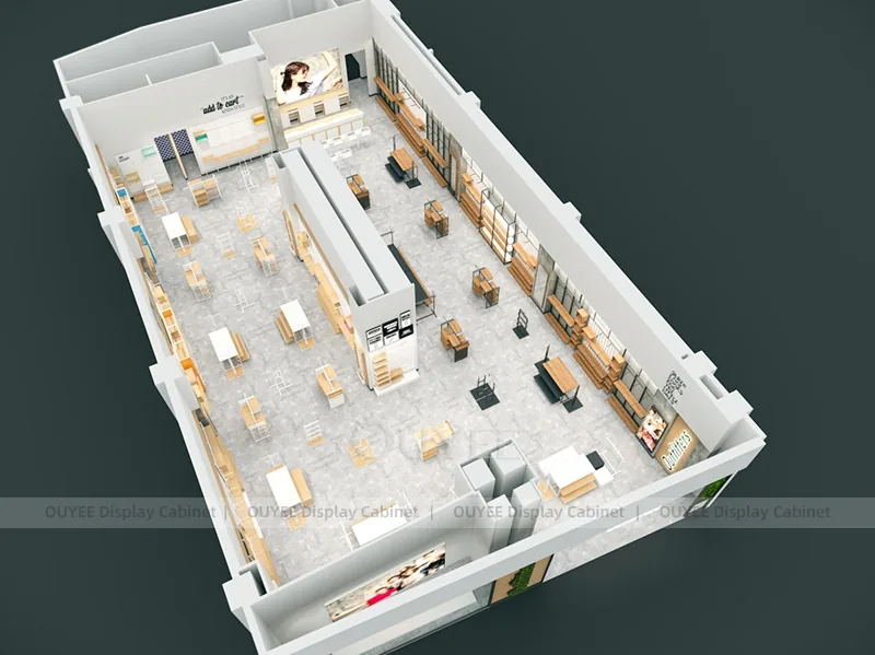 Aménagement de mobilier pour boutique de chaussures juniors_09