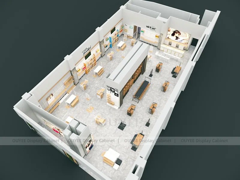 Aménagement de mobilier pour boutique de chaussures juniors_10