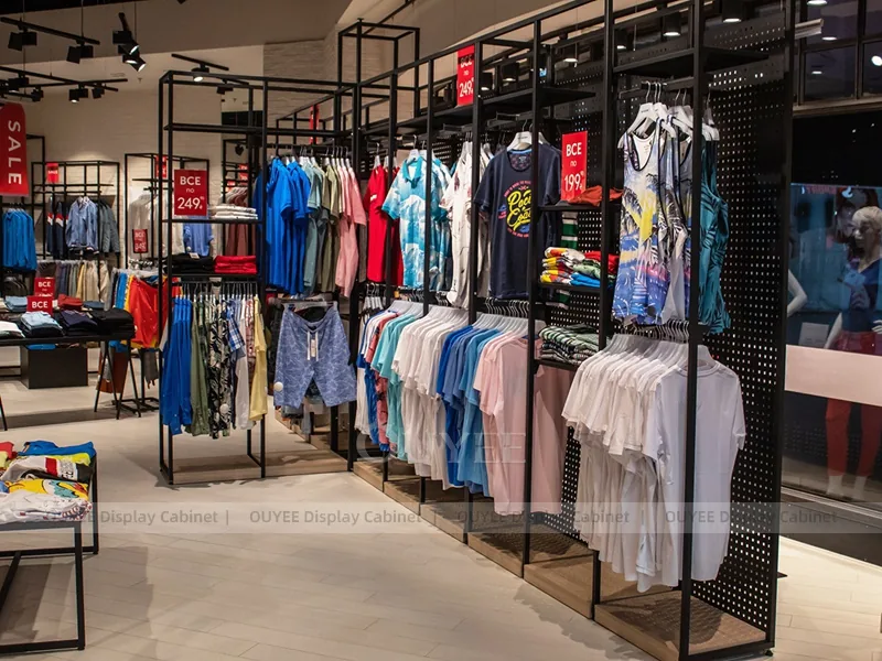 Sistema de pared y estantería promocional de moda rápida_05