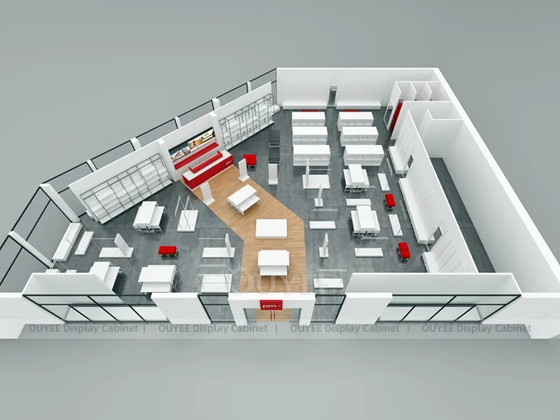 Concept de disposition Rouge et Blanc_13
