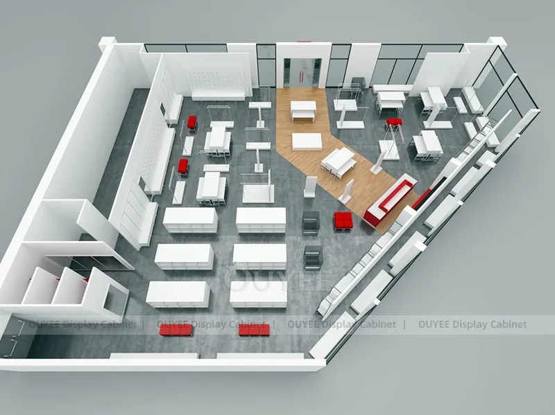 Concept de disposition Rouge et Blanc_14