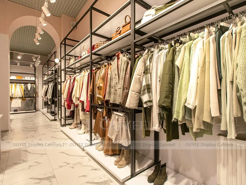 Romantic Womenswear Boutique Table and Rail Set_08