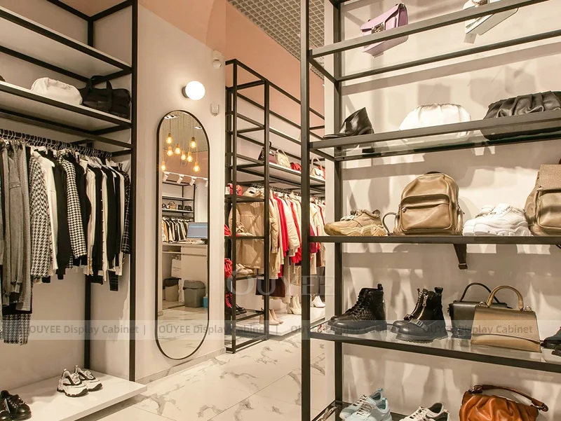 Romantic Womenswear Boutique Table and Rail Set_27