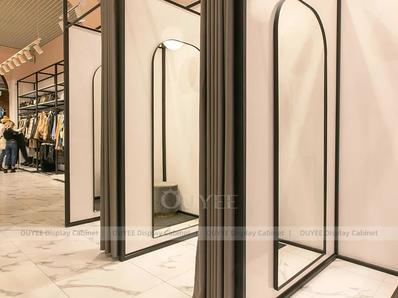 Romantic Womenswear Boutique Table and Rail Set_29