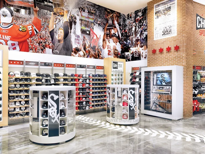 Team Sports Concept Store Display System | Sportswear Display