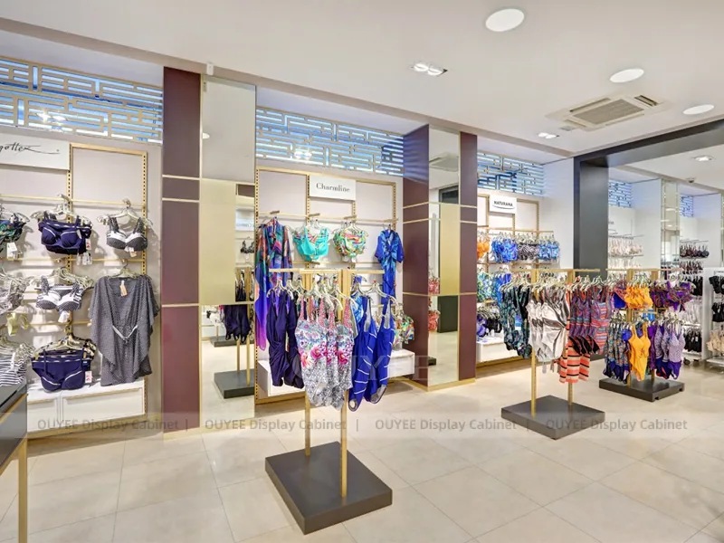 Coleção de mobiliário de loja de moda de luxo branca_10