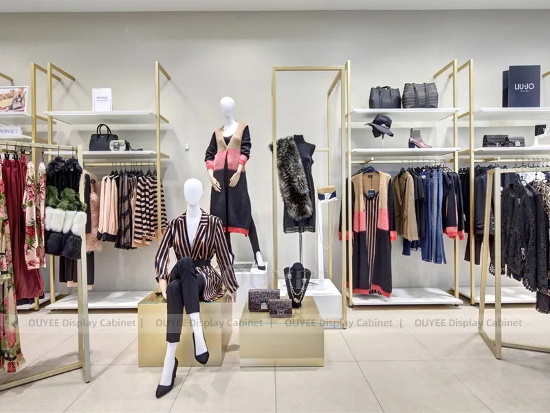 Coleção de mobiliário de loja de moda de luxo branca_14