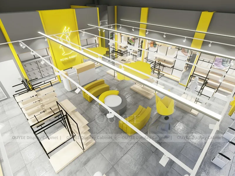 Yellow Themed Fast Fashion Fixture Concept_01