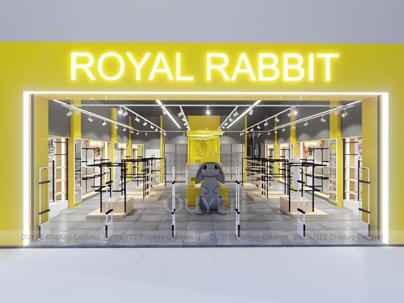 Yellow Themed Fast Fashion Fixture Concept_02
