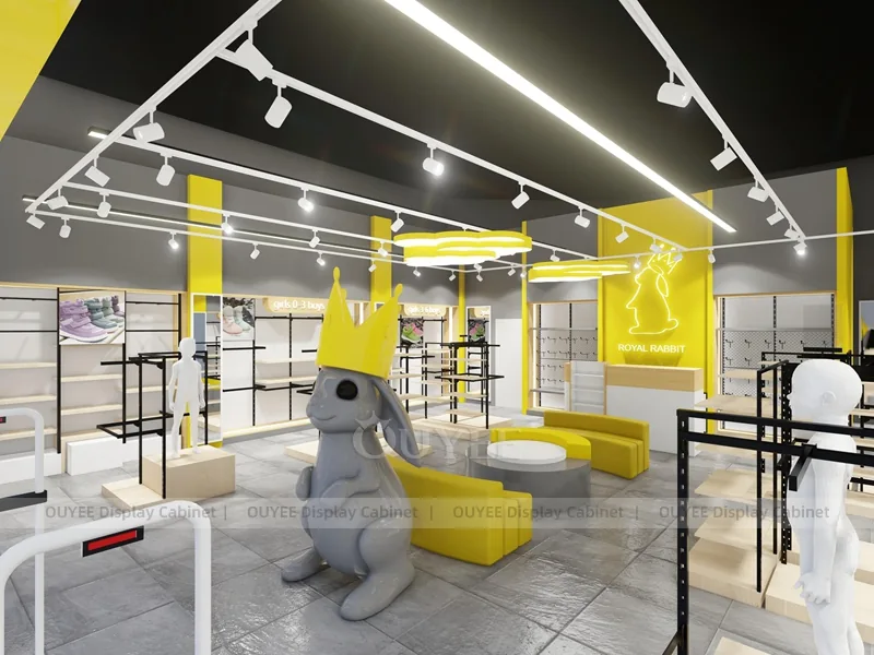 Yellow Themed Fast Fashion Fixture Concept_05