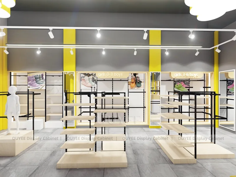 Yellow Themed Fast Fashion Fixture Concept_07