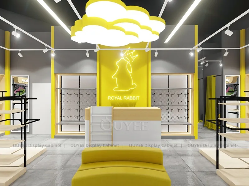 Yellow Themed Fast Fashion Fixture Concept_08