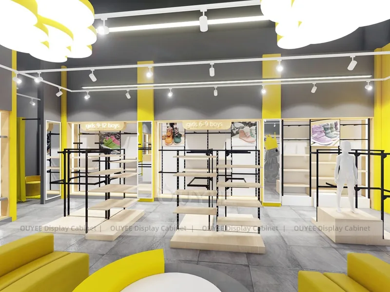 Yellow Themed Fast Fashion Fixture Concept_09