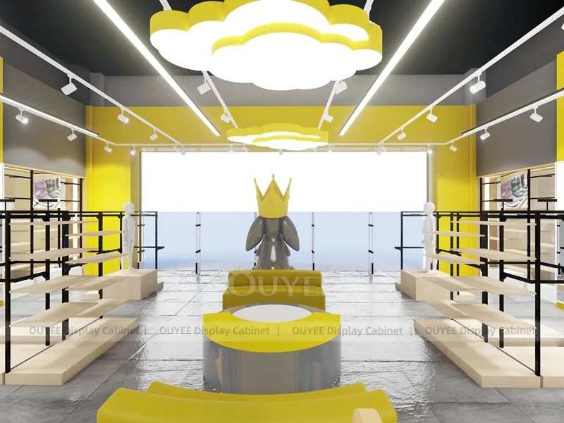 Yellow Themed Fast Fashion Fixture Concept_10