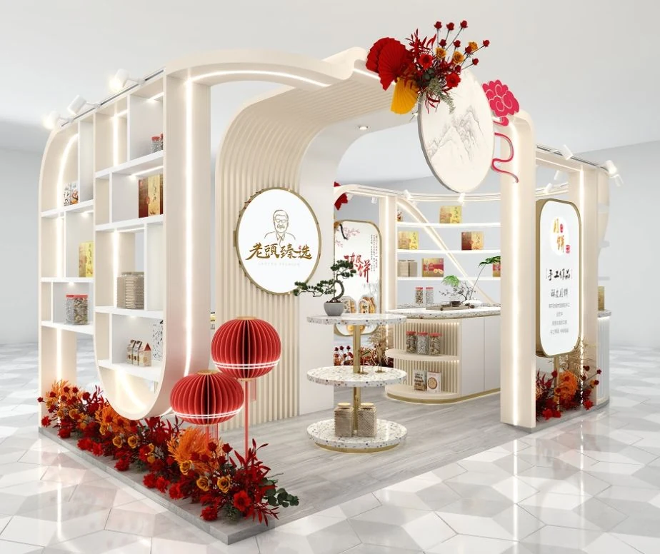Vista del chiosco di caramelle e snack di alta qualità per alimenti al dettaglio, negozio di dolci, noci, in centro commerciale, vetrina per snack in vendita - vista 2