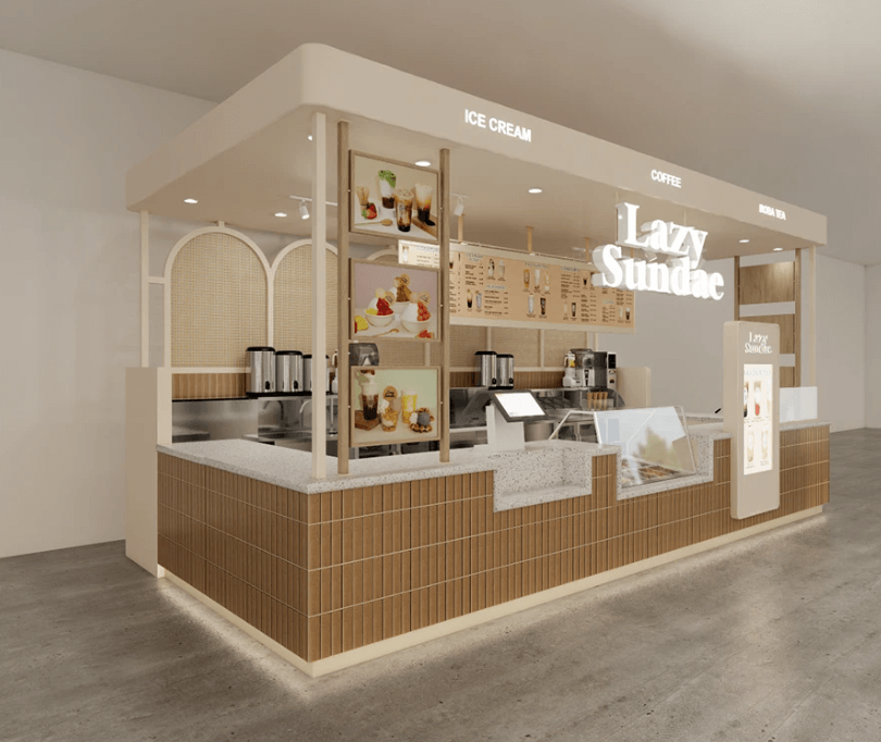 Eiscreme-Shop-Kiosk
