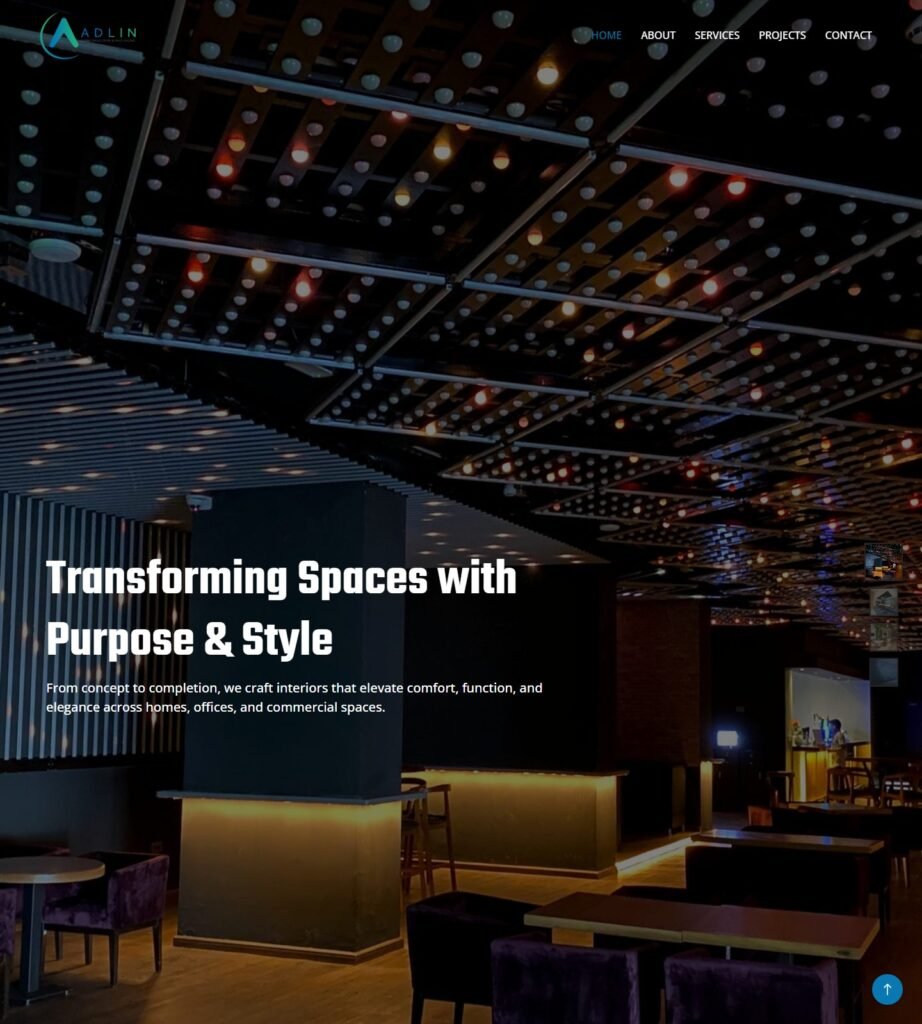 Скриншот главной страницы ADLIN International Россия