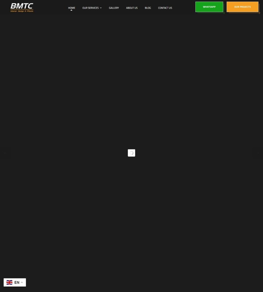 Скриншот главной страницы BMTC Россия