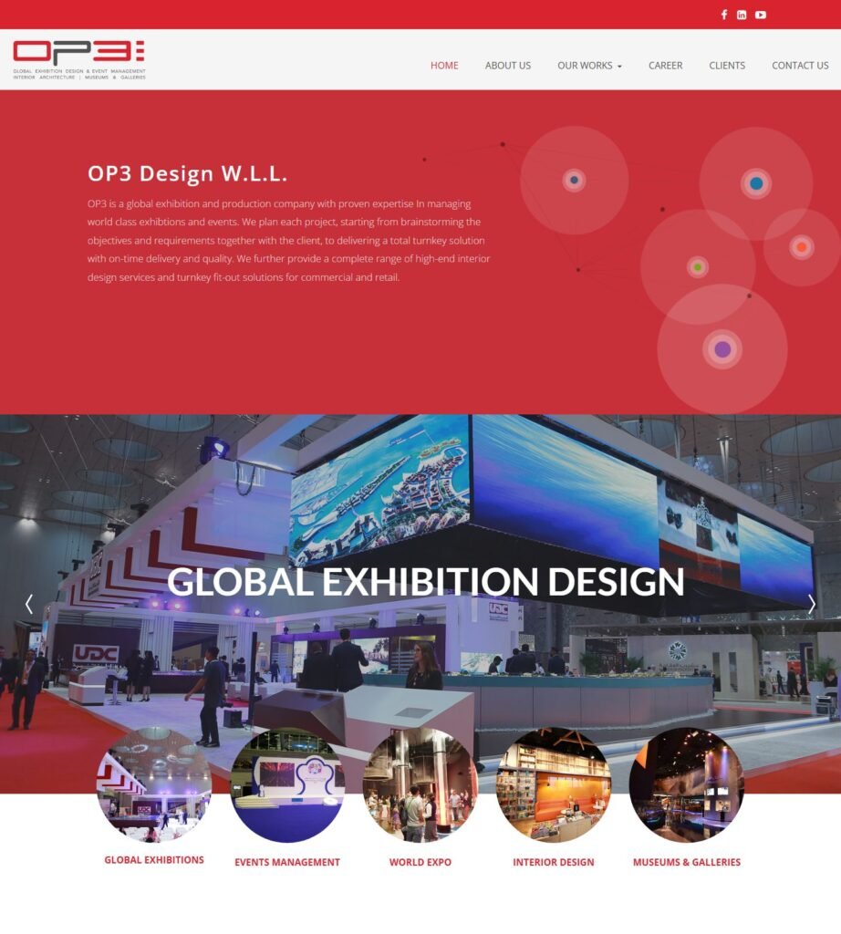 Скриншот главной страницы OP3 Россия