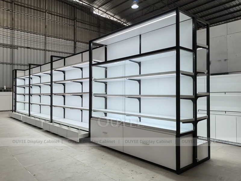 Black Frame White Slatwall_02