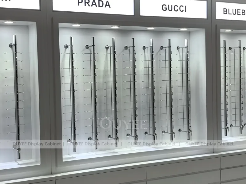 Designer Glasses Display Cabinet with Brand Header Panels_04