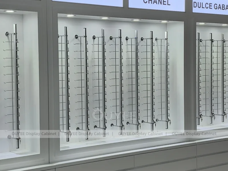 Designer Glasses Display Cabinet with Brand Header Panels_06