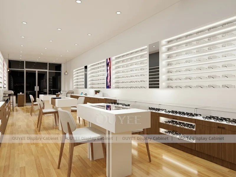Glass Front Optical Storefront Design with Warm Interior Displays_03