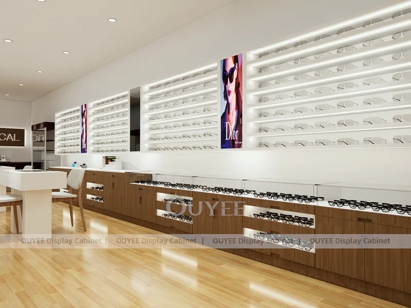 Glass Front Optical Storefront Design with Warm Interior Displays_08