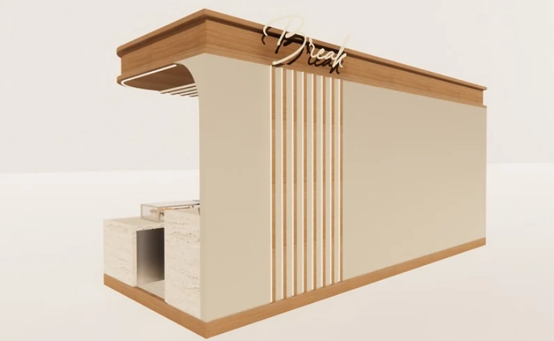 Vista del chiosco da forno personalizzato per Break Bakery 2