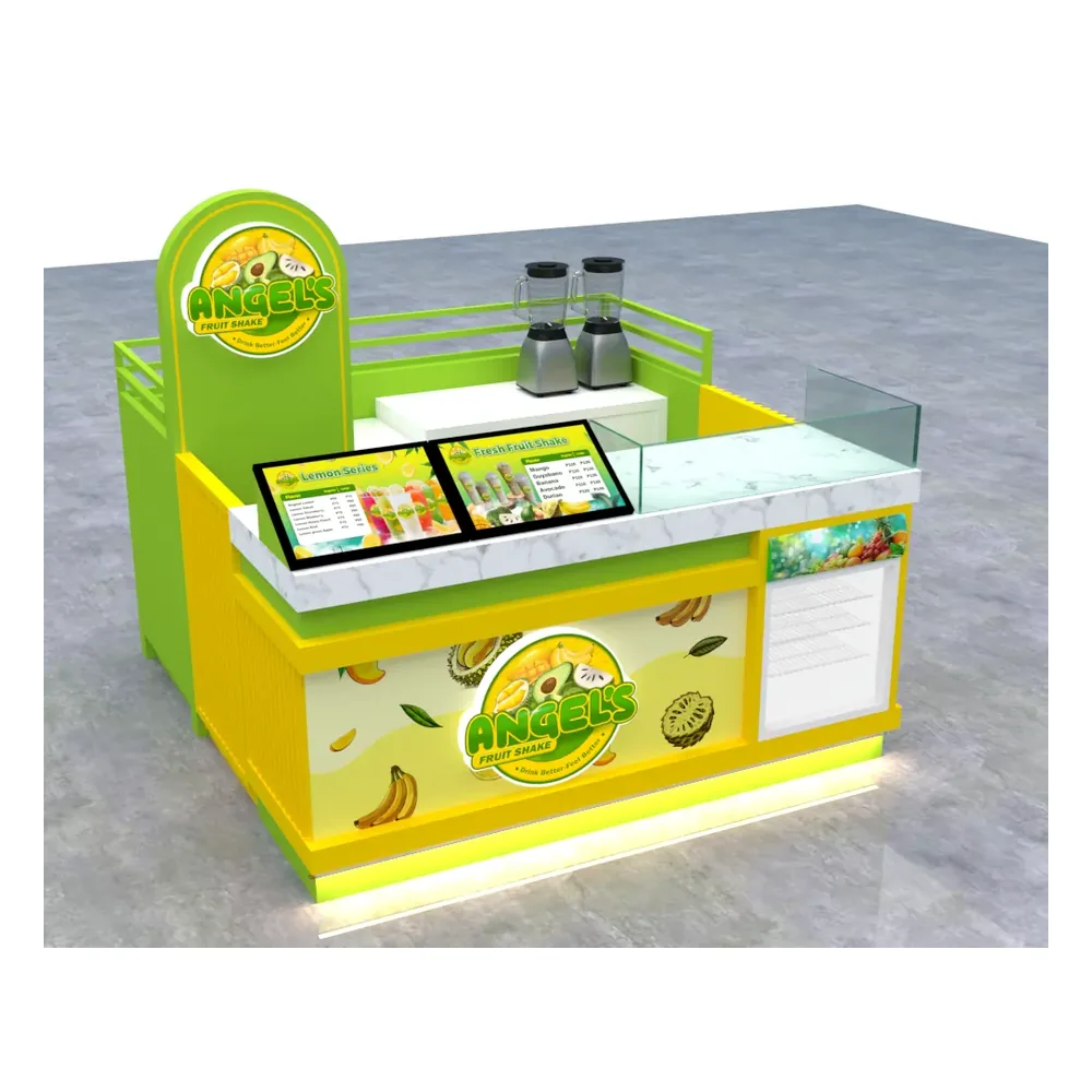 Vue du kiosque à jus Juice Mall Mini Bar à Jus, Shake de Fruits, Kiosque à Jus à l'intérieur - vue 1