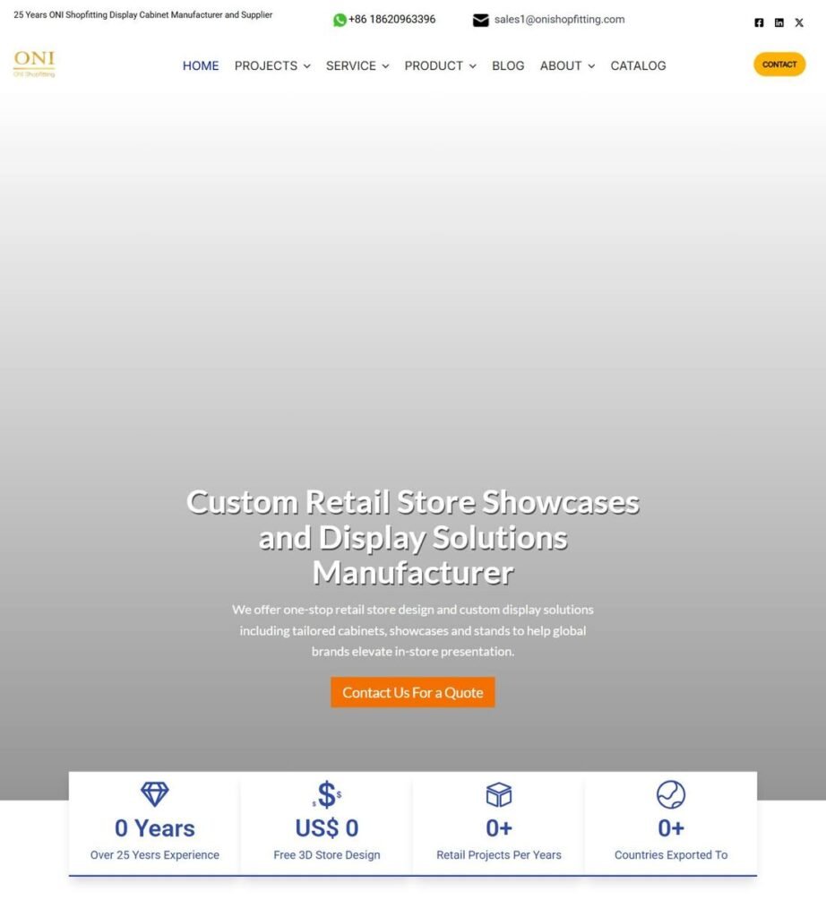 Le 10 migliori aziende di design di negozi di ottica in Italia 14 Homepage esposizione occhiali e arredamento negozi ONI Display