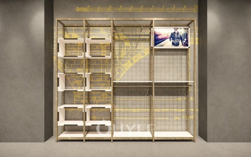 Customized Clothing Store Fixtures and Display Units (13)