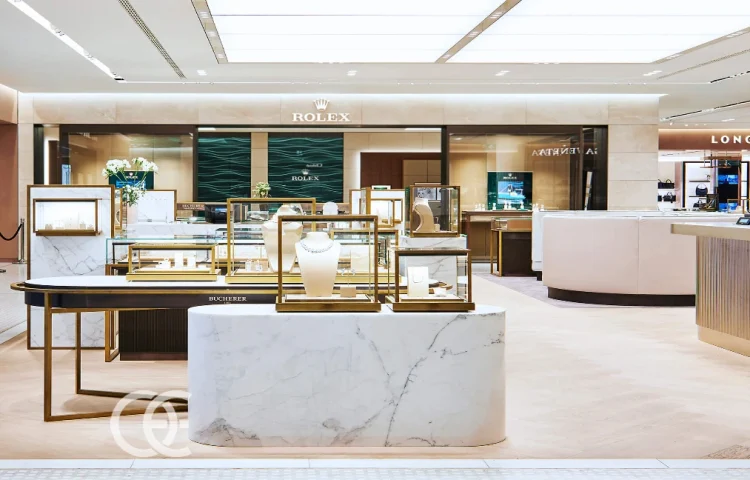 Diamond Store Elegant Ring Layout