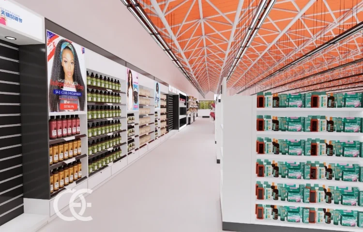 تصميم أثاث لمتجر مستحضرات التجميل 11