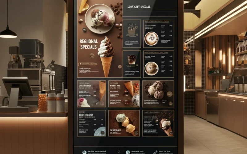 Ice Cream Shop Menu Design Ideas